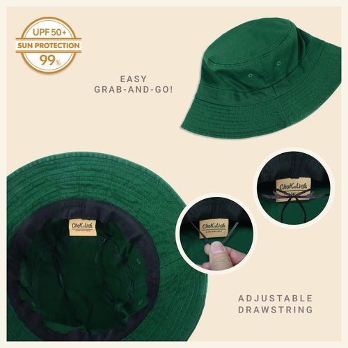 Classic Washed Cotton Bucket Hat - H&A Outlet