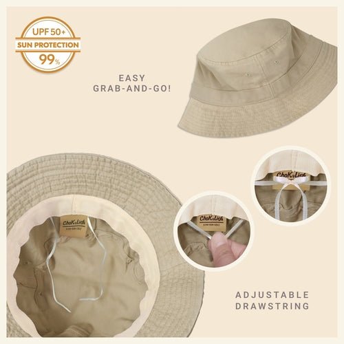 Classic Washed Cotton Bucket Hat - H&A Outlet