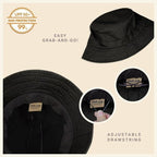 Classic Washed Cotton Bucket Hat - H&A Outlet