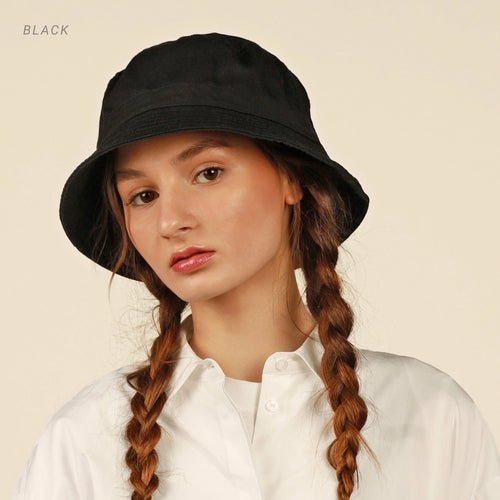 Classic Washed Cotton Bucket Hat - H&A Outlet