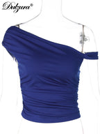 Collar Sleeveless Bodycon Ruched Top - H&A Outlet