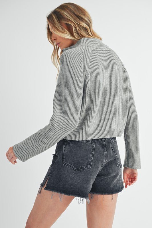 Debbie Half - Zip Sweater - H&A Outlet