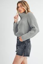 Debbie Half - Zip Sweater - H&A Outlet