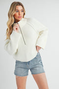 Debbie Half - Zip Sweater - H&A Outlet
