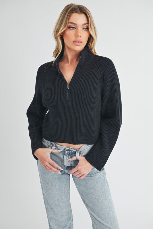 Debbie Half - Zip Sweater - H&A Outlet