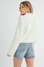 Debbie Half - Zip Sweater - H&A Outlet