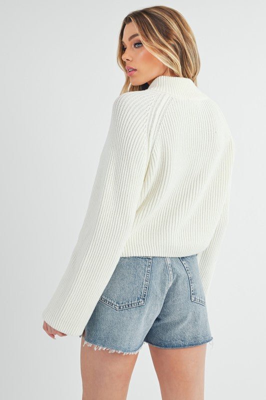 Debbie Half - Zip Sweater - H&A Outlet
