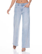 Denim Rhinestone Pants - H&A Outlet