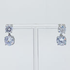 Double Diamond Dangle Earrings - H&A Outlet