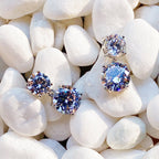 Double Diamond Dangle Earrings - H&A Outlet