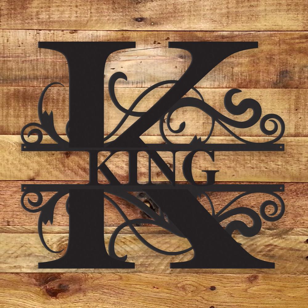 Fancy Monogram - Metal Wall Art/Decor - H&A Outlet