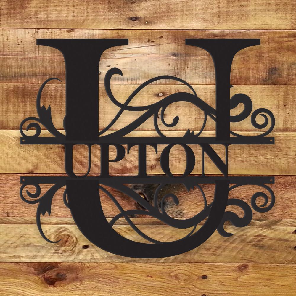 Fancy Monogram - Metal Wall Art/Decor - H&A Outlet