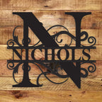 Fancy Monogram - Metal Wall Art/Decor - H&A Outlet