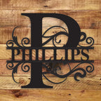 Fancy Monogram - Metal Wall Art/Decor - H&A Outlet