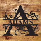 Fancy Monogram - Metal Wall Art/Decor - H&A Outlet