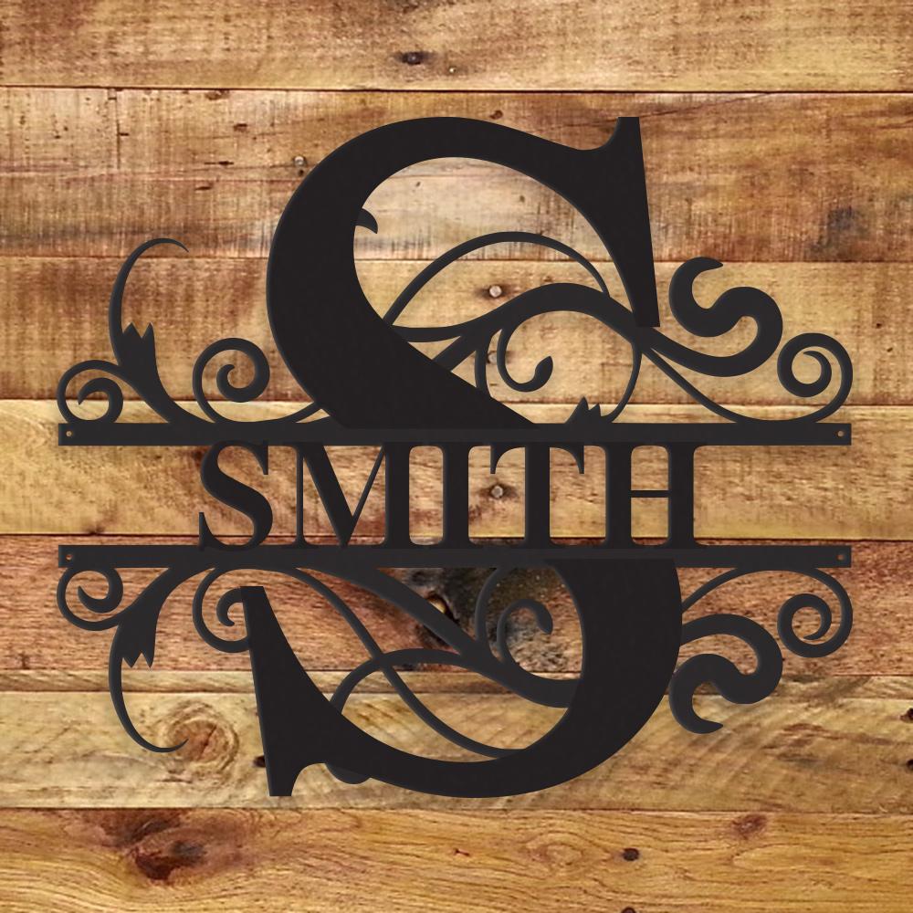 Fancy Monogram - Metal Wall Art/Decor - H&A Outlet
