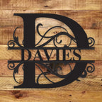 Fancy Monogram - Metal Wall Art/Decor - H&A Outlet