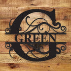 Fancy Monogram - Metal Wall Art/Decor - H&A Outlet