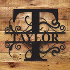 Fancy Monogram - Metal Wall Art/Decor - H&A Outlet