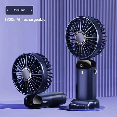 Handheld Mini Fan Foldable Portable Neck Hanging Fans 5 Speed USB - H&A Outlet