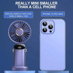 Handheld Mini Fan Foldable Portable Neck Hanging Fans 5 Speed USB - H&A Outlet