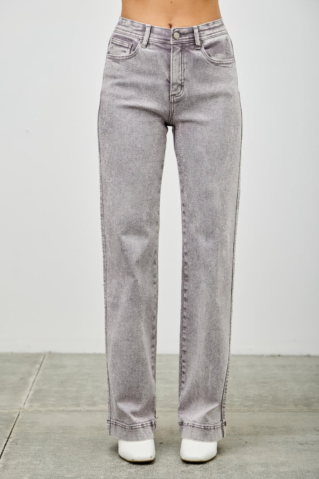 High Rise Slim Wide Straight - H&A Outlet