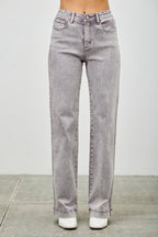 High Rise Slim Wide Straight - H&A Outlet