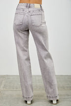High Rise Slim Wide Straight - H&A Outlet