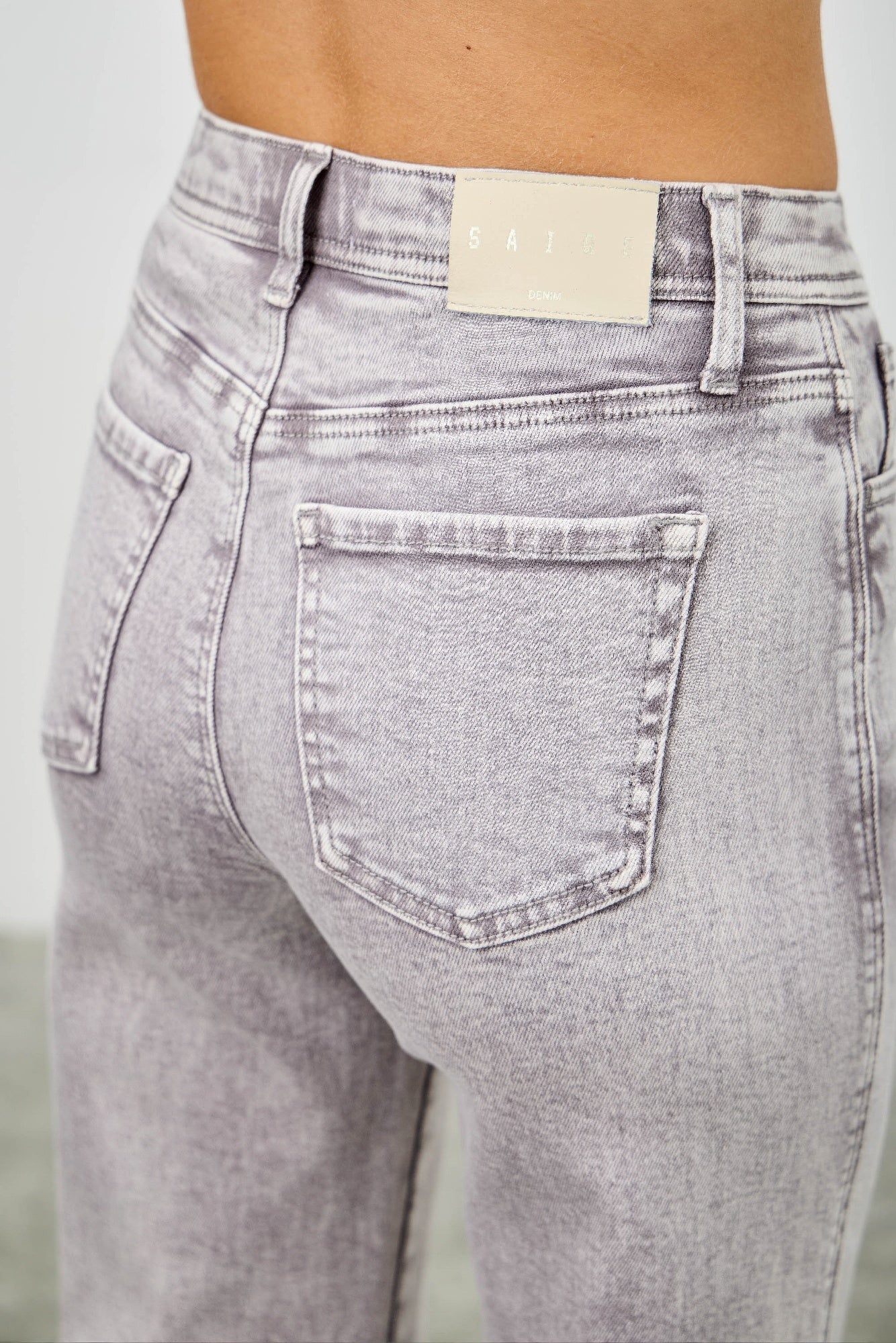 High Rise Slim Wide Straight - H&A Outlet