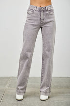 High Rise Slim Wide Straight - H&A Outlet