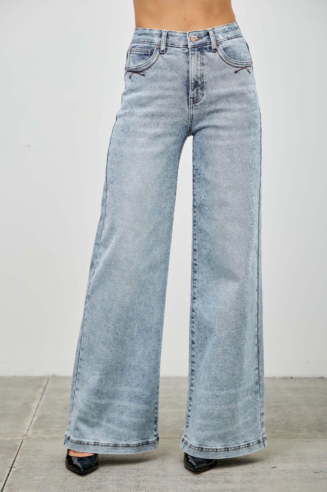 High Rise Wide Leg - H&A Outlet