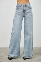 High Rise Wide Leg - H&A Outlet