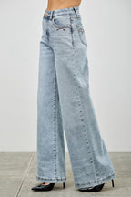 High Rise Wide Leg - H&A Outlet