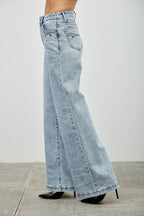 High Rise Wide Leg - H&A Outlet