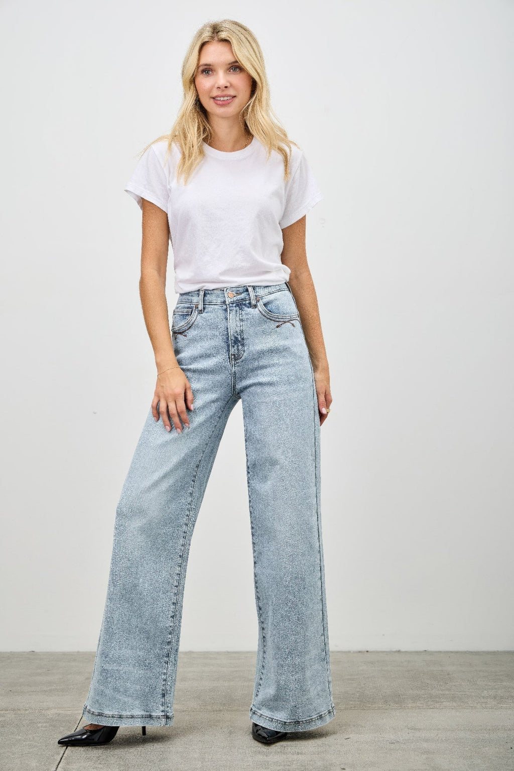 High Rise Wide Leg - H&A Outlet