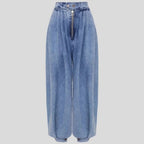 High Waist Trousers Women's Loose Casual Retro Balloon Pants High Waist Denim Trousers Style Elastic Cotton Jeans - H&A Outlet