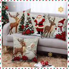 Home Decoration Rich Styles Christmas Throw Pillowcase Sofa Linen - H&A Outlet
