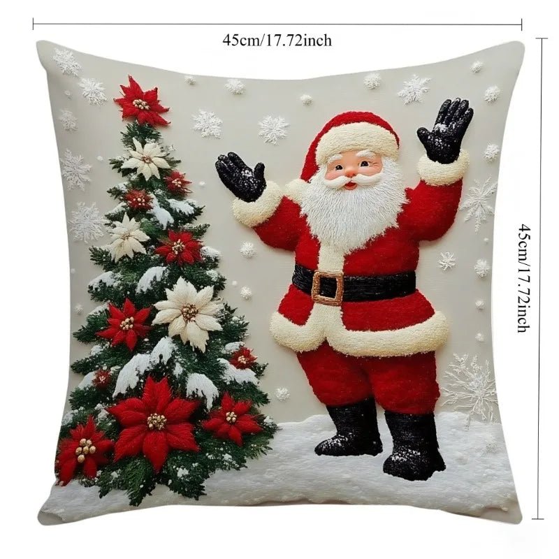 Home Decoration Rich Styles Christmas Throw Pillowcase Sofa Linen - H&A Outlet