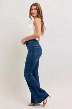 Judy Blue High - Waisted Flare Jeans with Front Pockets - H&A Outlet