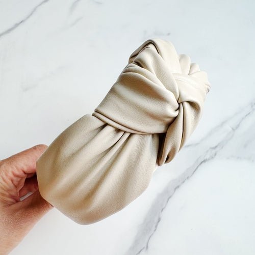 Leather Better Knotted Headband - H&A Outlet