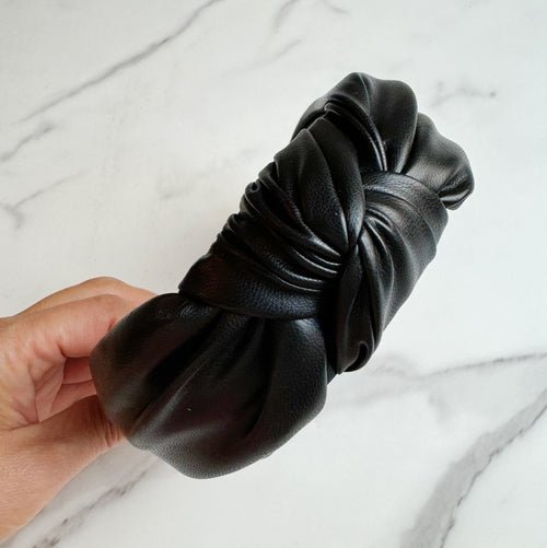 Leather Better Knotted Headband - H&A Outlet