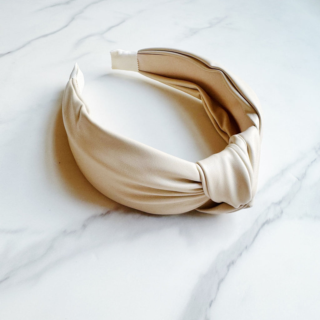 Leather Better Knotted Headband - H&A Outlet