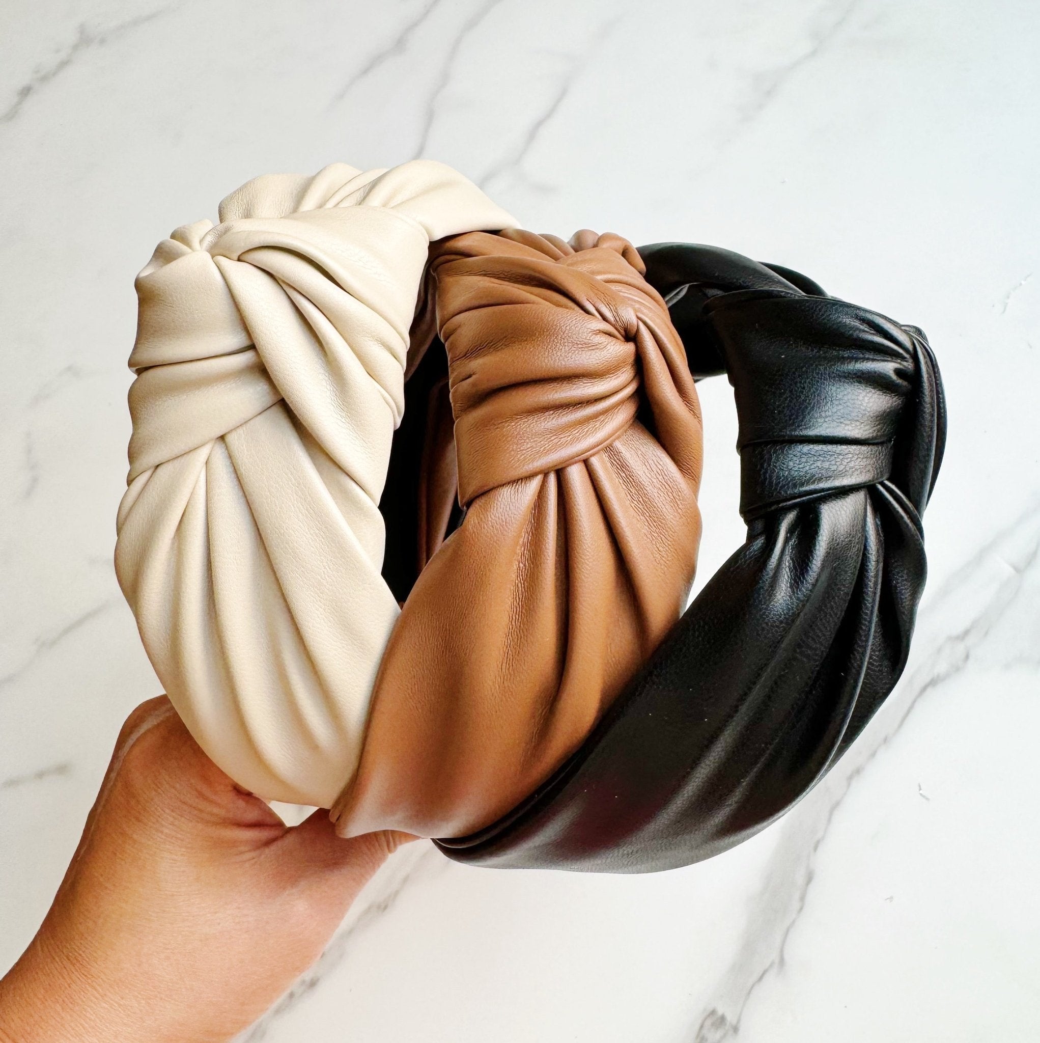 Leather Better Knotted Headband - H&A Outlet