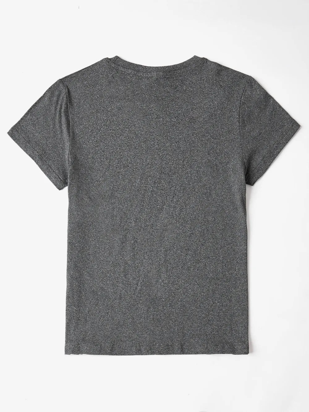 Letter Graphic Round Neck Short Sleeve T-Shirt - H&A Outlet