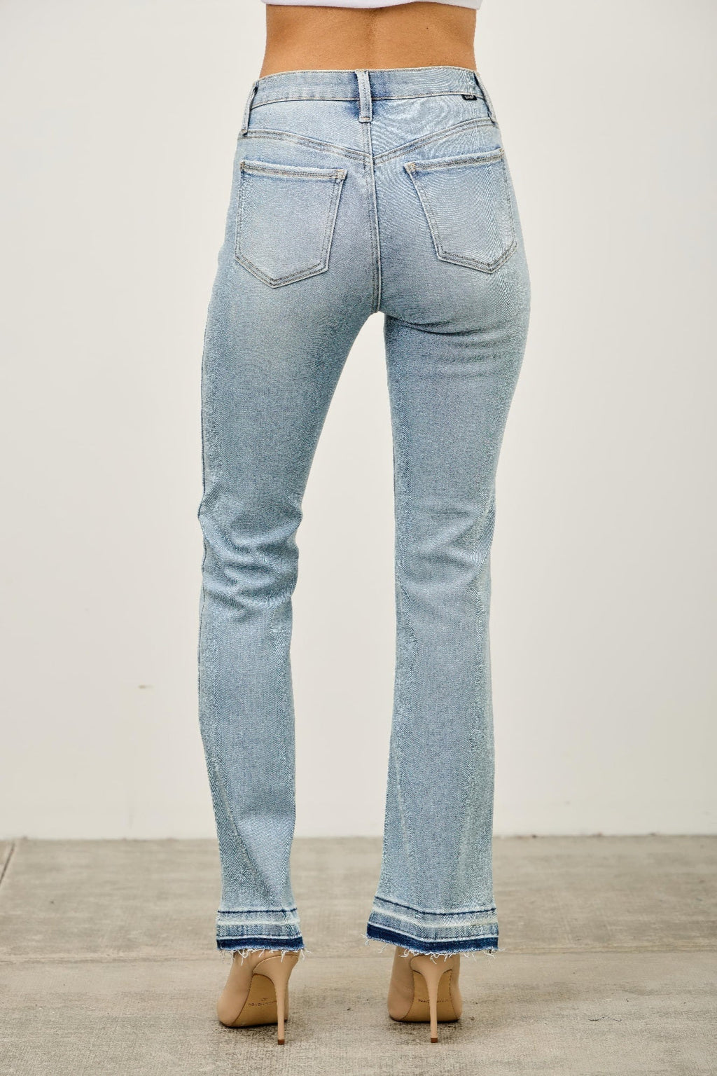 Mid Rise Flare With Released Hem - H&A Outlet