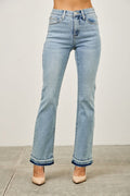 Mid Rise Flare With Released Hem - H&A Outlet