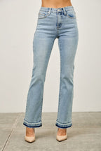 Mid Rise Flare With Released Hem - H&A Outlet