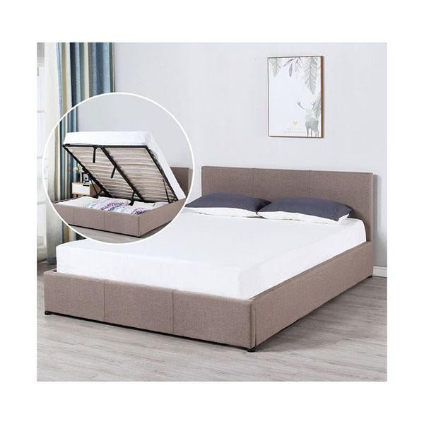 Milano Luxury Gas Lift Bed Frame And Headboard King - H&A Outlet