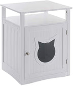 Nightstand Pet House, Litter Box Furniture Indoor Pet Crate, Litter - H&A Outlet
