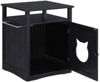 Nightstand Pet House, Litter Box Furniture Indoor Pet Crate, Litter - H&A Outlet